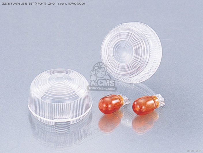 Kitaco CLEAR FLASH LENS SET (FRONT) VINO 8070070000