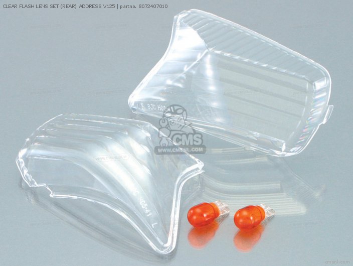 Kitaco CLEAR FLASH LENS SET (REAR) ADDRESS V125 8072407010