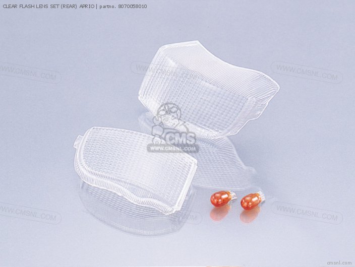 Kitaco CLEAR FLASH LENS SET (REAR) APRIO 8070058010