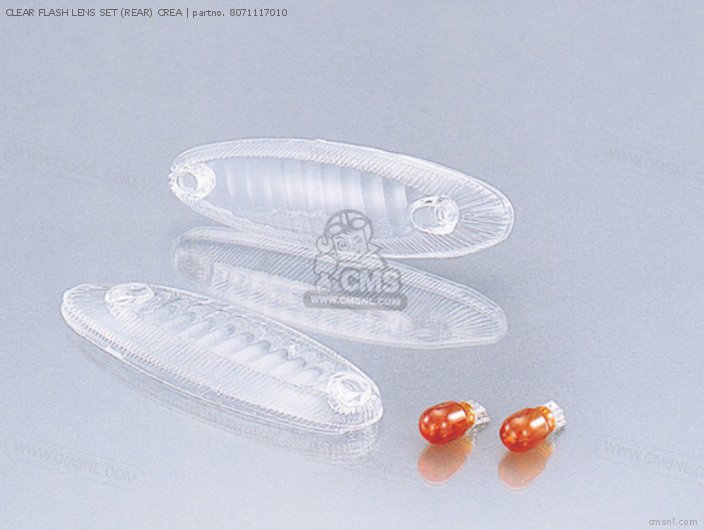 Kitaco CLEAR FLASH LENS SET (REAR) CREA 8071117010