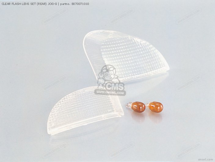 Kitaco CLEAR FLASH LENS SET (REAR) JOG-G 8070071010