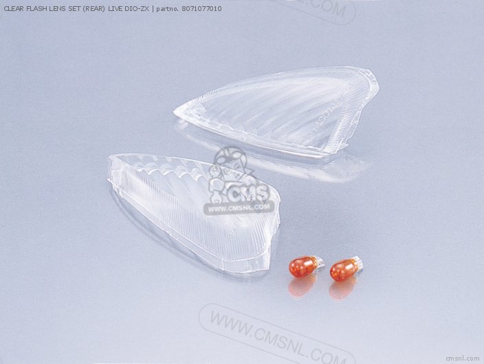 Kitaco CLEAR FLASH LENS SET (REAR) LIVE DIO-ZX 8071077010