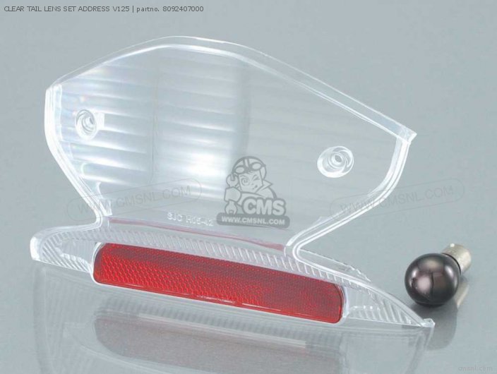 Kitaco CLEAR TAIL LENS SET ADDRESS V125 8092407000