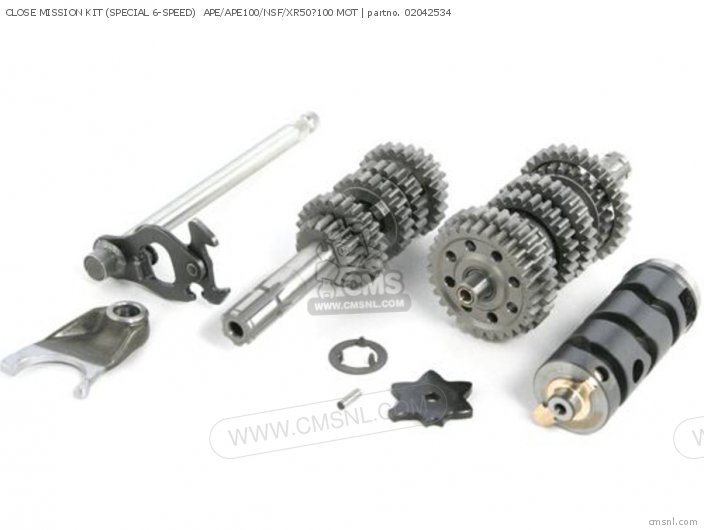 Takegawa CLOSE MISSION KIT (SPECIAL 6-SPEED)  APE/APE100/NSF/XR50?100 MOT 02042534