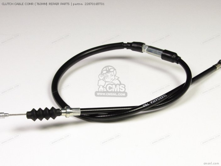 Takegawa CLUTCH CABLE COMP. (760MM) REPAIR PARTS 22870165T01