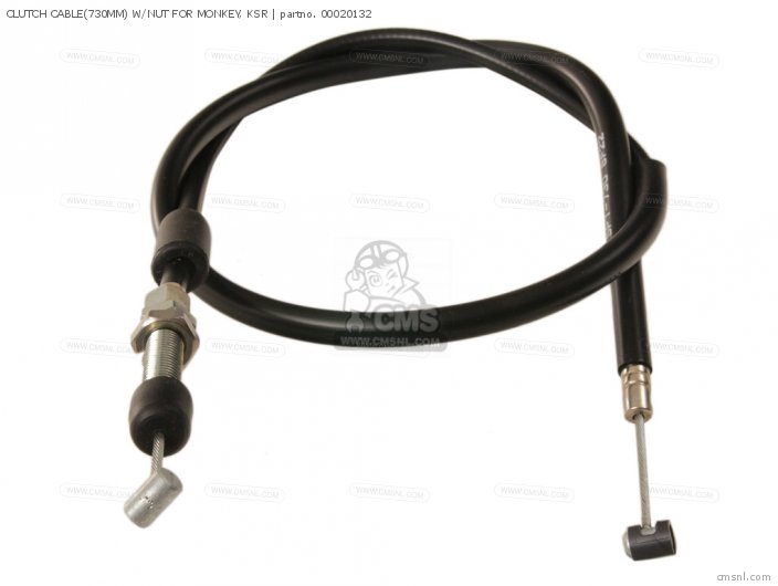 Clutch Cable(730mm) W/nut For Monkey, Ksr photo