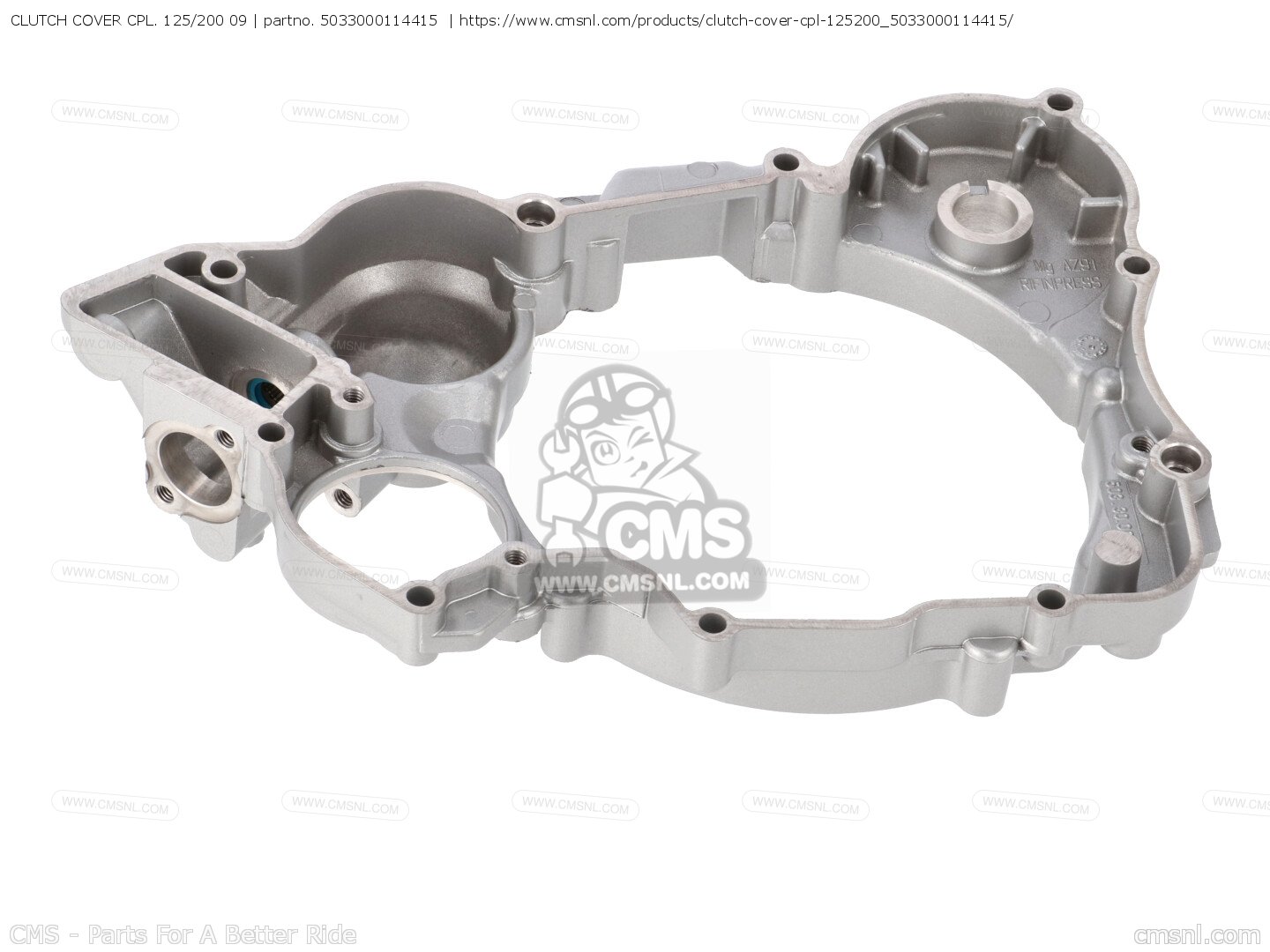 5033000114415: CLUTCH COVER CPL. 125/200 09 KTM - buy the