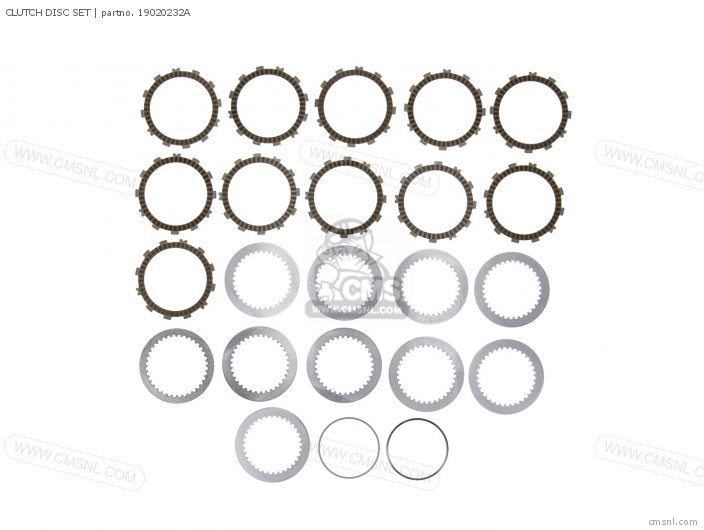 Ducati CLUTCH DISC SET 19020232A