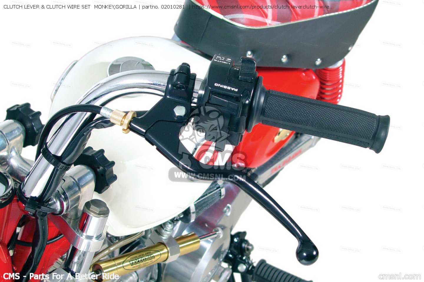 02010281 Clutch Lever & Clutch Wire Set Monkey,gorilla Takegawa buy