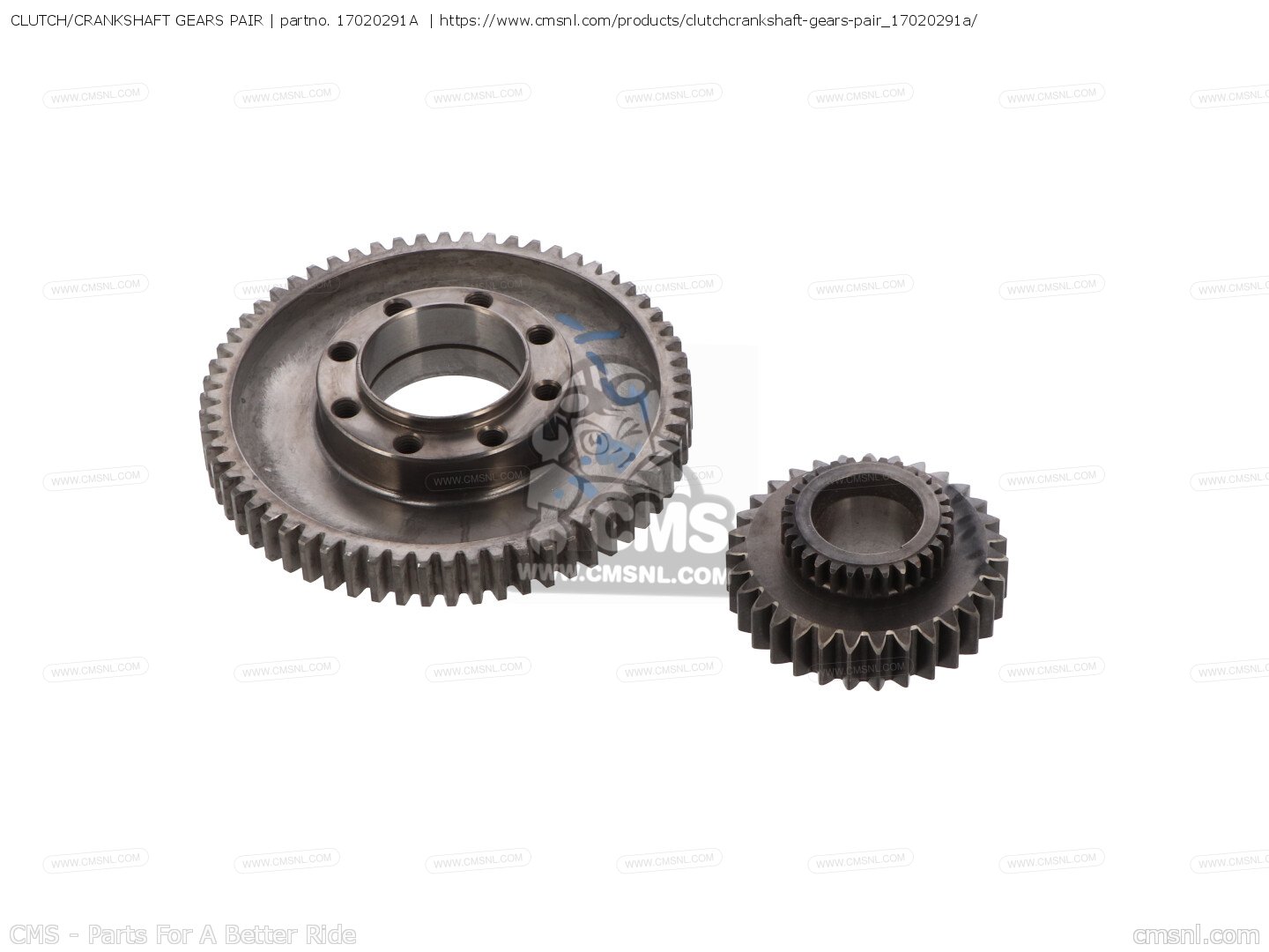 17020291A Clutch/crankshaft Gears Pair Ducati buy the 17020291A at CMSNL