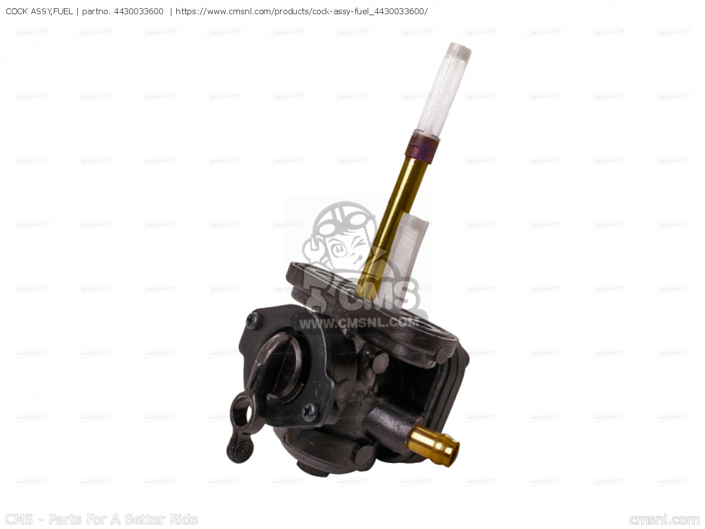 COCK ASSY,FUEL for Suzuki - order at CMSNL COCK ASSY,FUEL for Suzuki - order at CMSNL