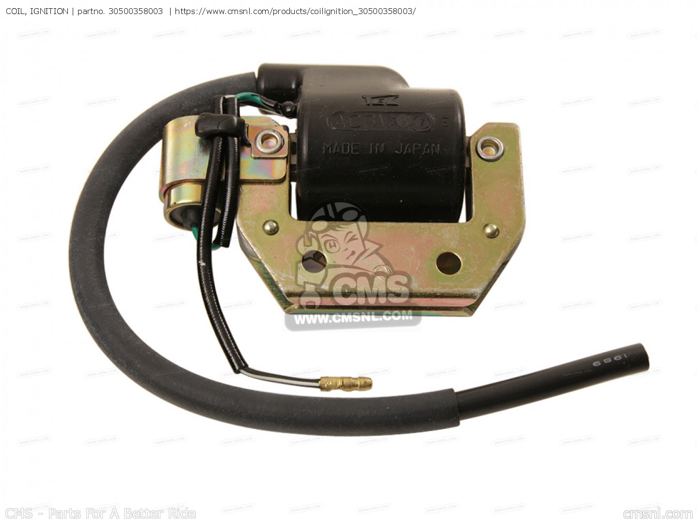 30500358003 Coil, Ignition Honda buy the 30500358003 at CMSNL