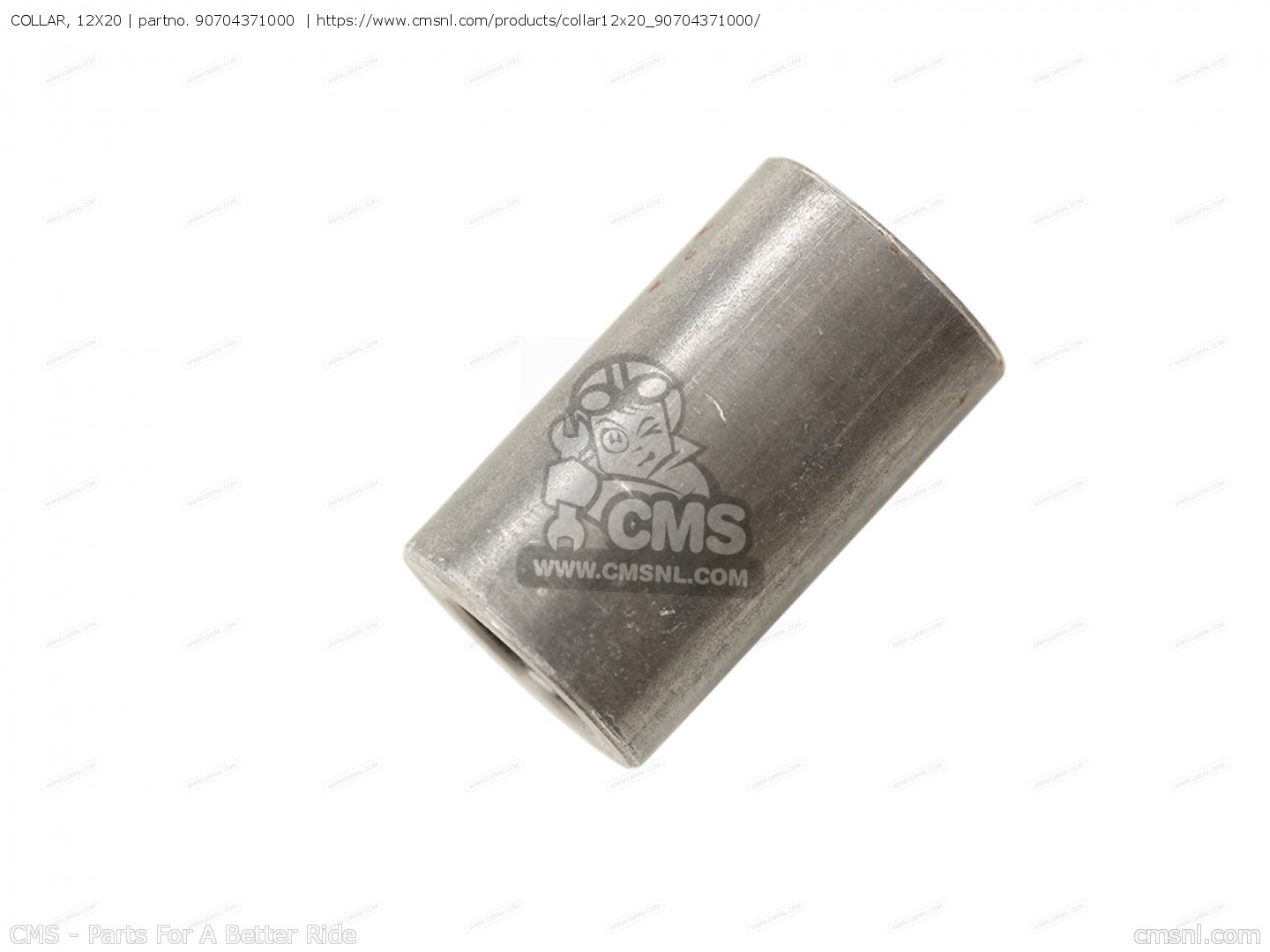 90704371000: COLLAR, 12X20 Honda - buy the 90704-371-000 at CMSNL