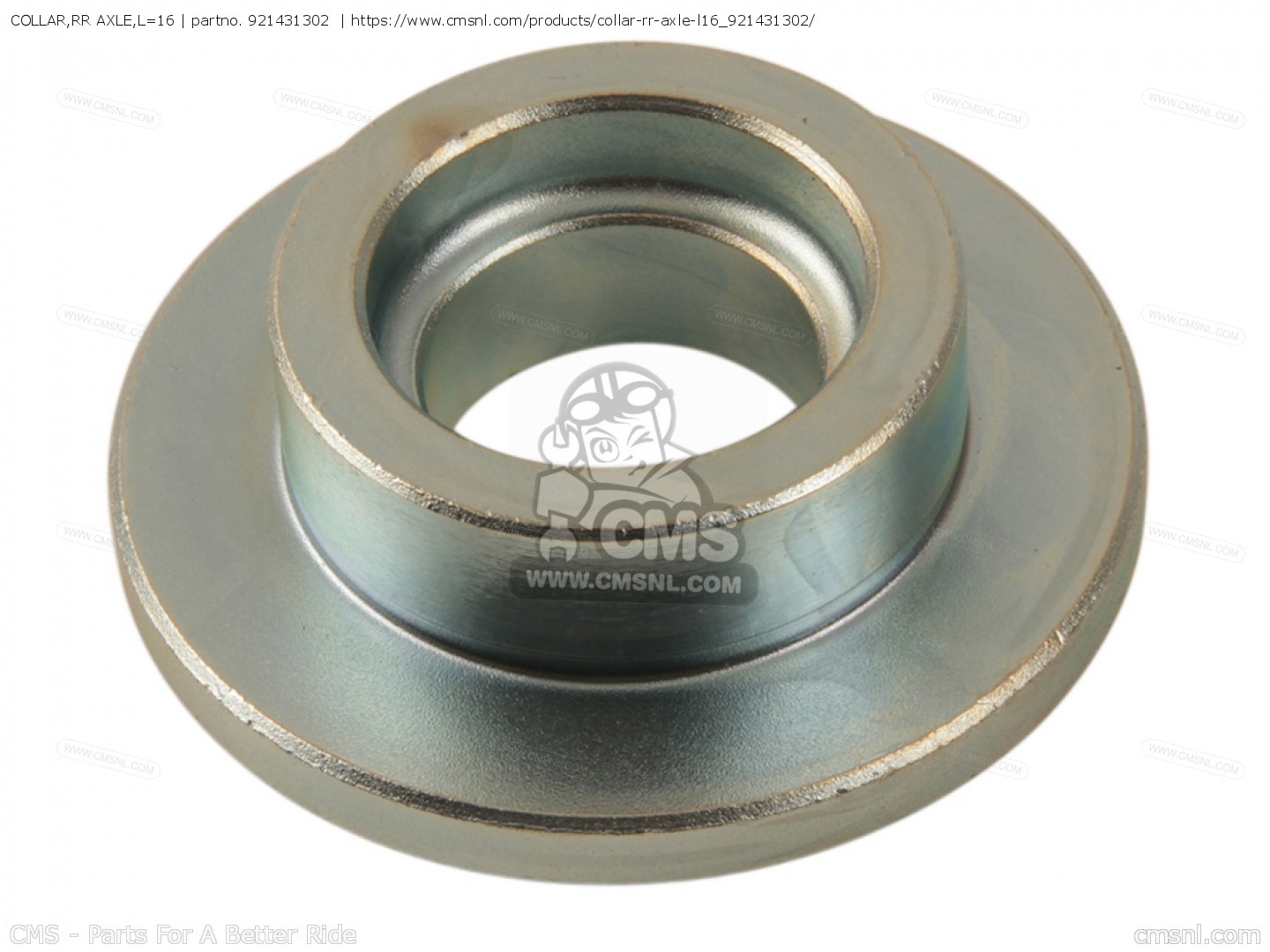 921431302: COLLAR,RR AXLE,L=16 Kawasaki - buy the 92143-1302 at CMSNL