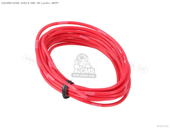 Daytona COLORED WIRE, AVS0.5, RED, 2M 65097