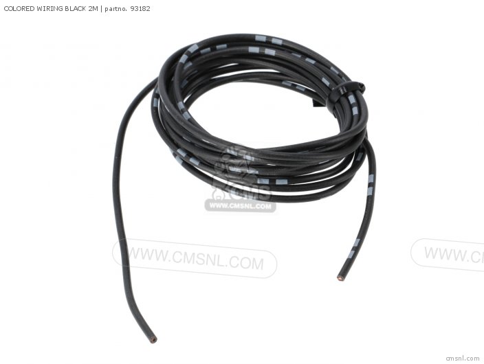 Colored Wire, Avs0.75, Black, 2m photo