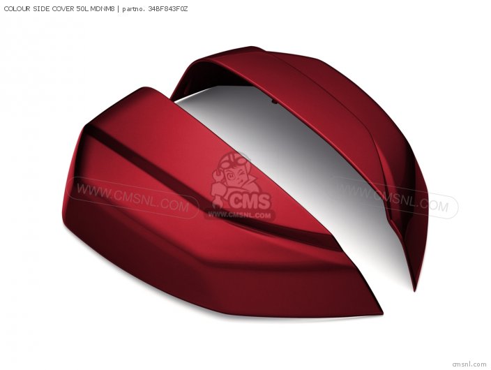 Yamaha COLOUR SIDE COVER 50L MDNM8 34BF843F0Z