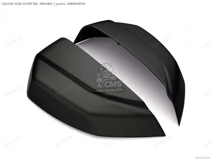 Yamaha COLOUR SIDE COVER 50L  MDNOM1 34BF843F0W