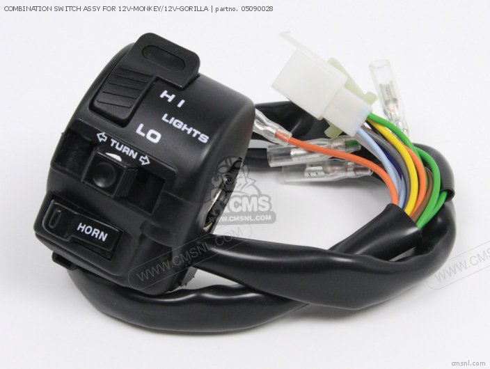 Takegawa COMBINATION SWITCH ASSY FOR 12V-MONKEY/12V-GORILLA 05090028