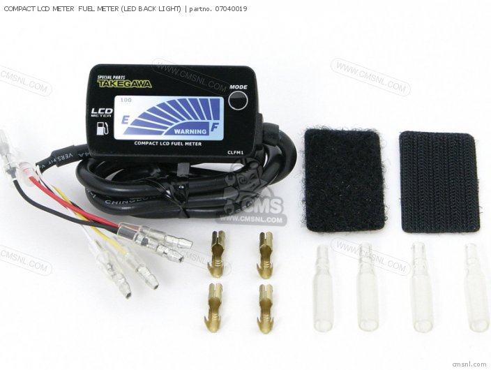 Takegawa COMPACT LCD METER  FUEL METER (LED BACK LIGHT) 07040019