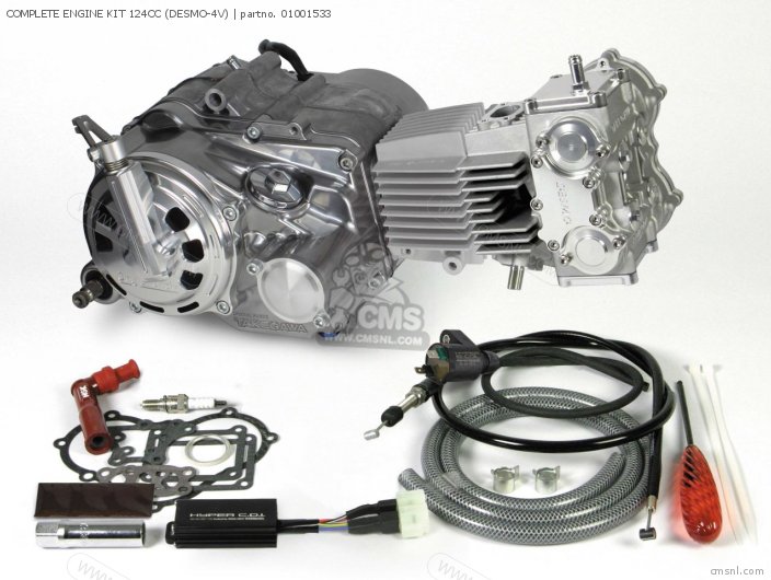 Takegawa COMPLETE ENGINE KIT 124CC (DESMO-4V) 01001533