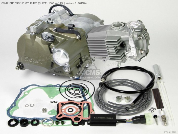 Takegawa COMPLETE ENGINE KIT 124CC (SUPER HEAD-4V+R) 01001544