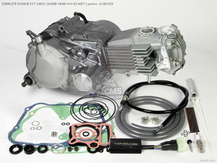 Takegawa COMPLETE ENGINE KIT 138CC (SUPER HEAD-4V+R)/WET 01001515