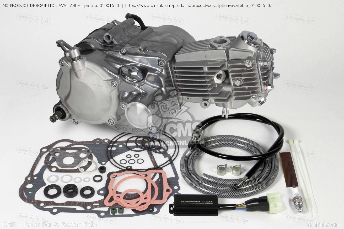 01001510: COMPLETE ENGINE KIT 88CC (17R-STEAG+D) Takegawa - buy the 01 ...