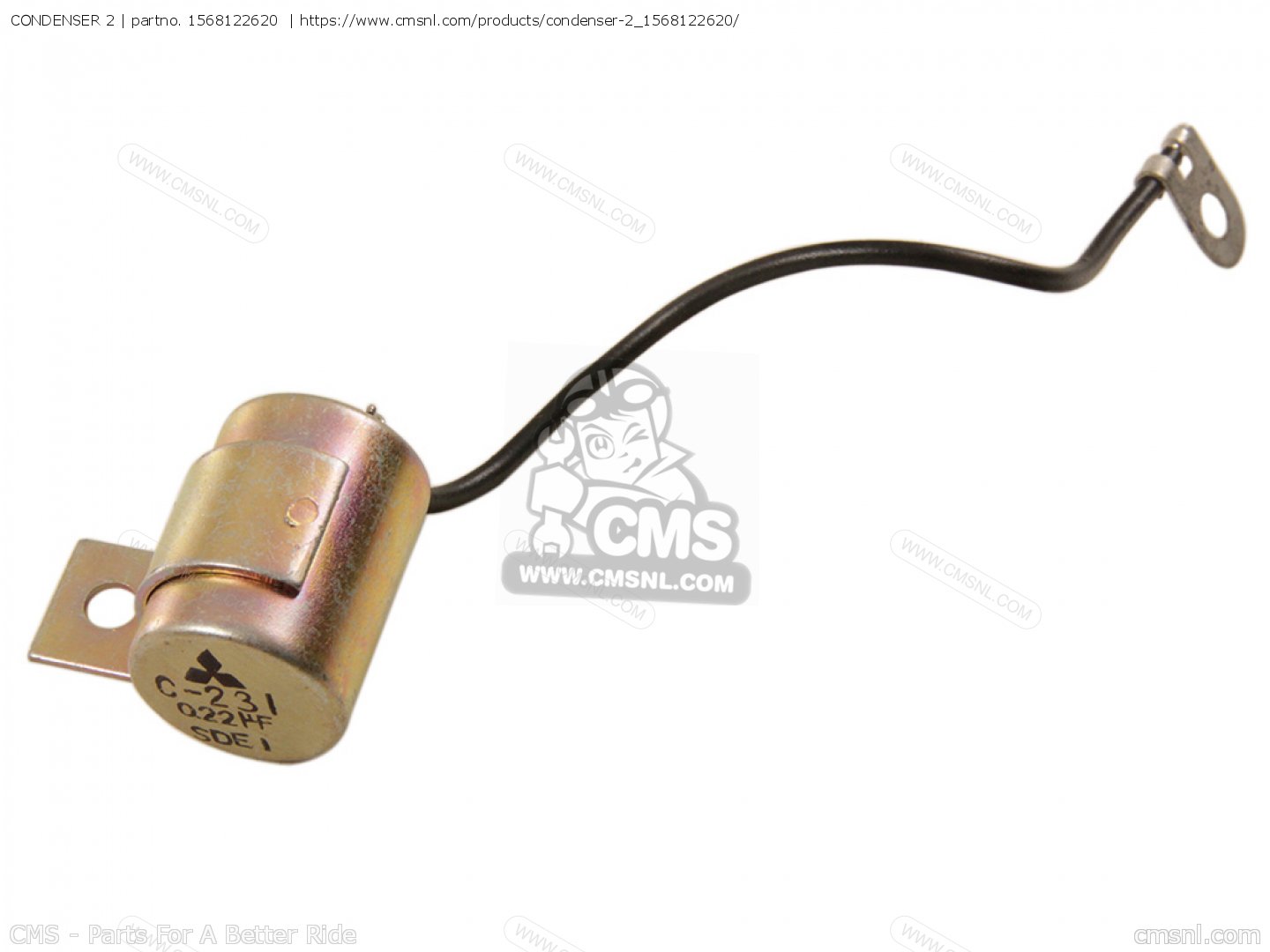 1568122620 Condenser 2 Yamaha buy the 156812262000 at CMSNL