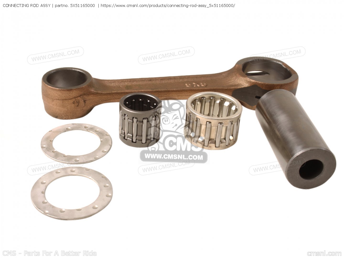 CONNECTING ROD ASSY for YZ250 COMPETITION 1981 (B) USA order at CMSNL