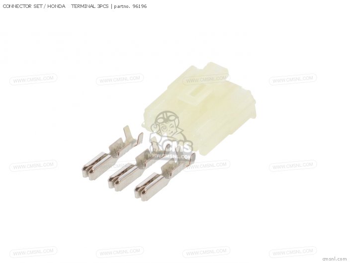 96196 Connector Set / Honda Terminal 3pcs Daytona buy the 96196 at CMSNL