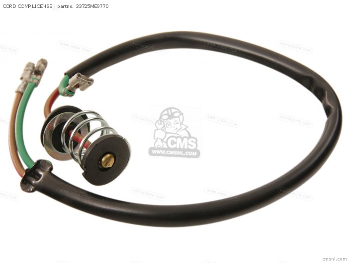 Honda CORD COMP,LICENSE 33725ME9770