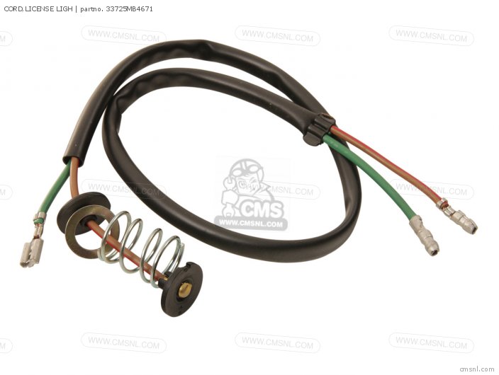 Honda CORD,LICENSE LIGH 33725MB4671