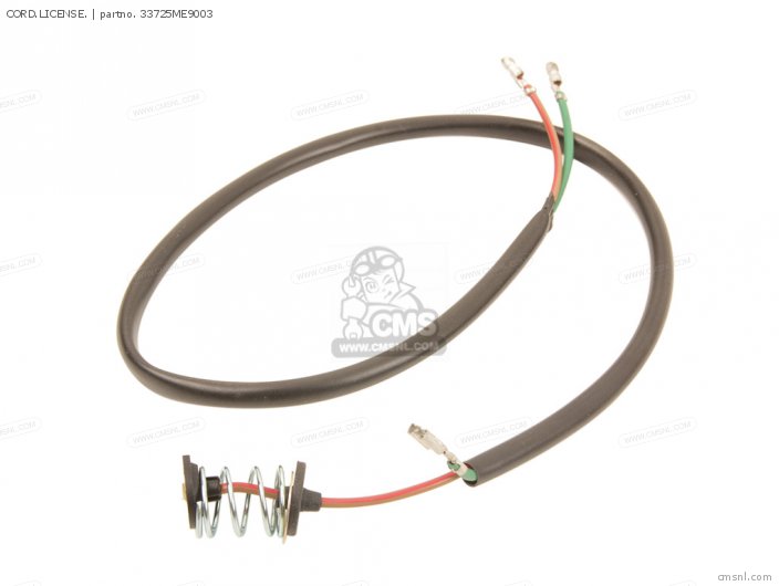 Honda CORD.LICENSE. 33725ME9003