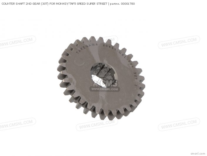 Counter Shaft 2nd Gear (30t) For Monkey/taf5 Speed Super Street photo