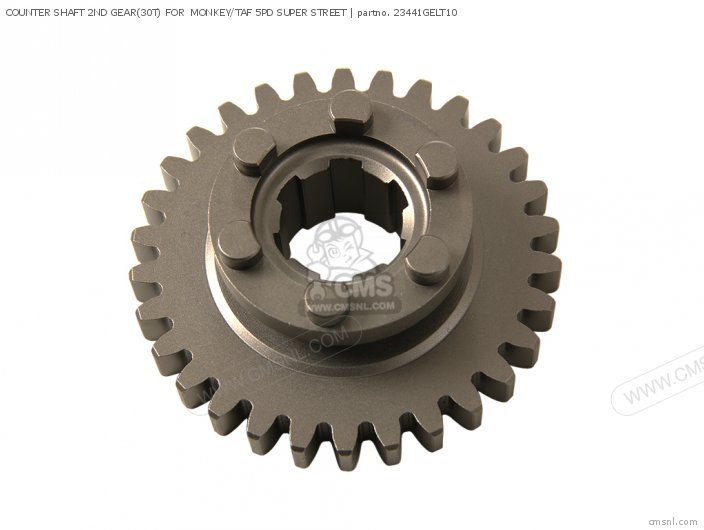 Takegawa COUNTER SHAFT 2ND GEAR(30T) FOR  MONKEY/TAF 5PD SUPER STREET 23441GELT10