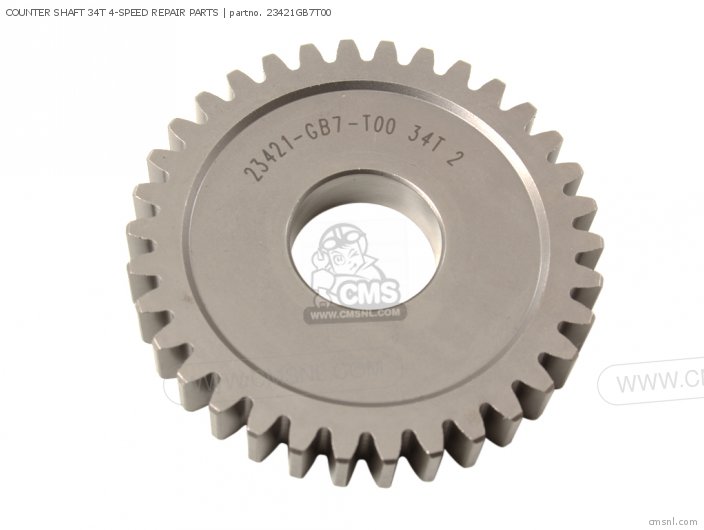 Takegawa COUNTER SHAFT 34T 4-SPEED REPAIR PARTS 23421GB7T00