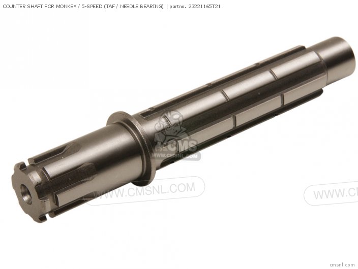 Takegawa COUNTER SHAFT FOR MONKEY / 5-SPEED (TAF / NEEDLE BEARING) 23221165T21 Takegawa COUNTER SHAFT FOR MONKEY / 5-SPEED (TAF / NEEDLE BEARING) 23221165T21