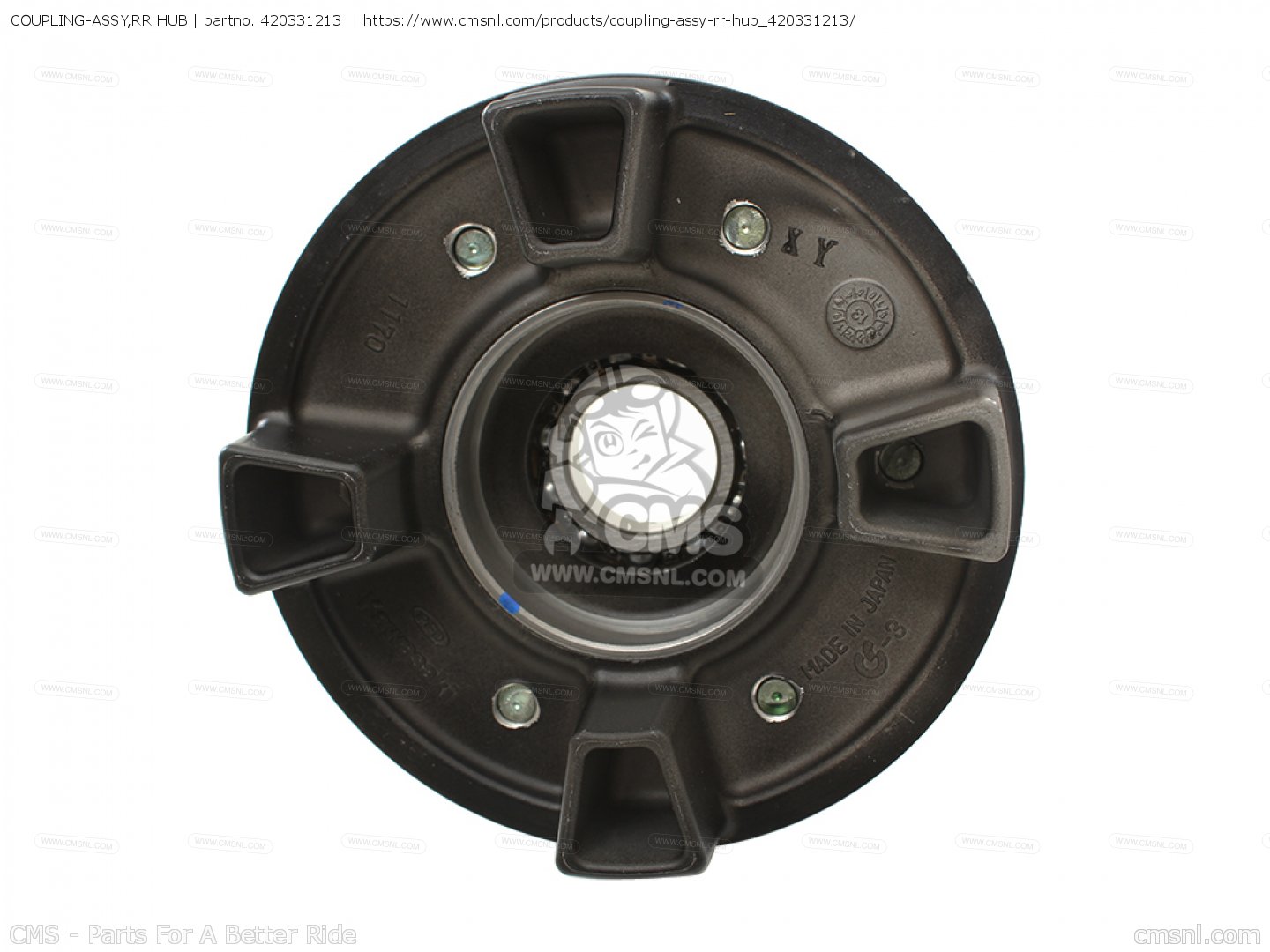 バーバパパ COUPLING-ASSY,RR HUB for Kawasaki - order at CMSNL