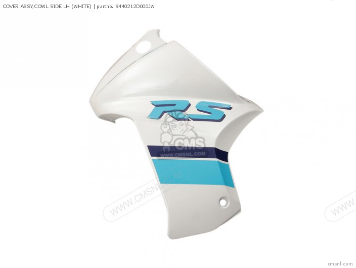 Suzuki COVER ASSY,COWL SIDE LH (WHITE) 9440212D000JW