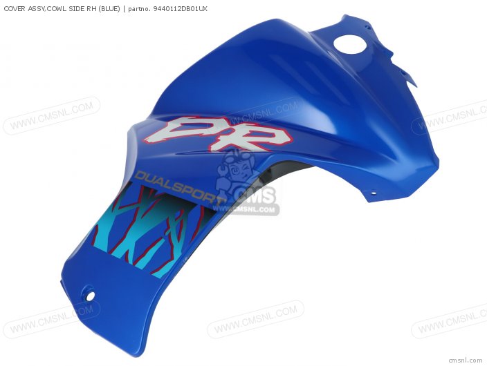 Suzuki COVER ASSY,COWL SIDE RH (BLUE) 9440112DB01UX