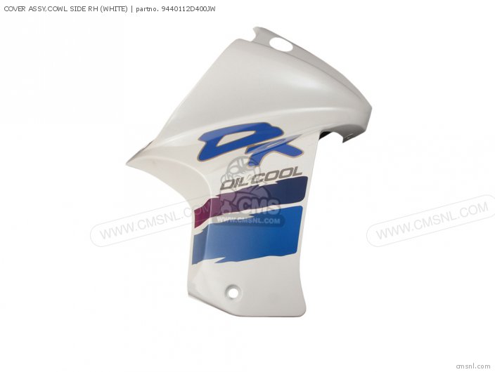 Suzuki COVER ASSY,COWL SIDE RH (WHITE) 9440112D400JW