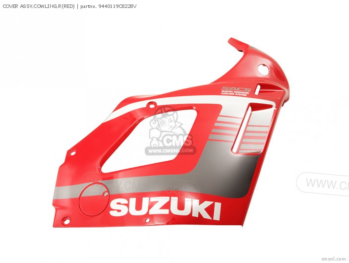 Suzuki COVER ASSY,COWLING,R(RED) 9440119C8228V
