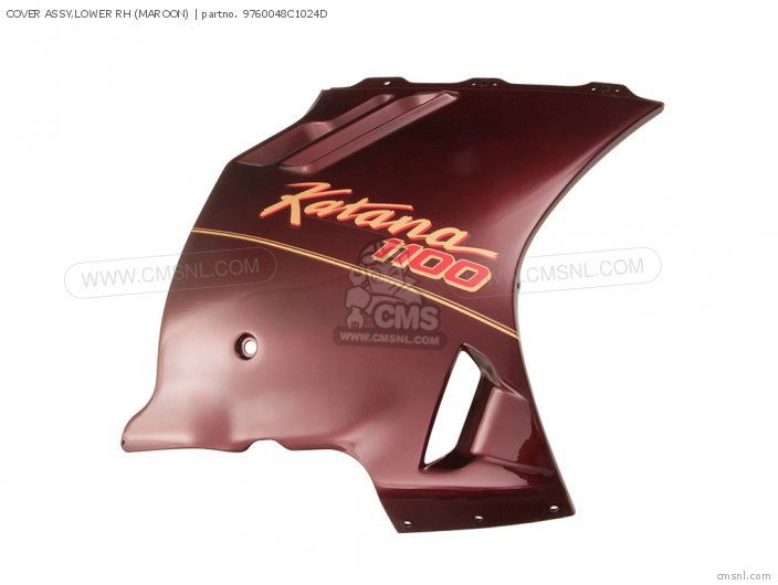 Suzuki COVER ASSY,LOWER RH (MAROON) 9760048C1024D