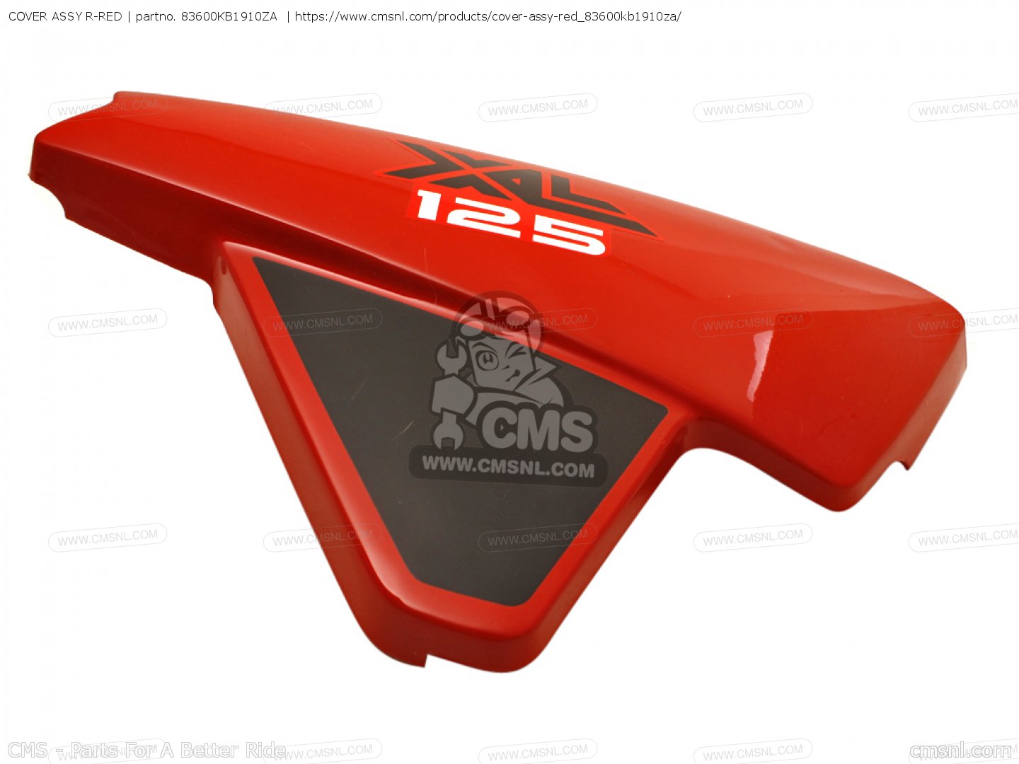 Kb Za Cover Assy R Red Honda Buy The Kb Za At Cmsnl