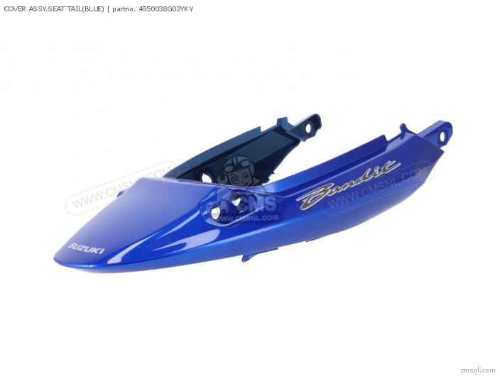 Suzuki COVER ASSY,SEAT TAIL(BLUE) 4550038G02YKY