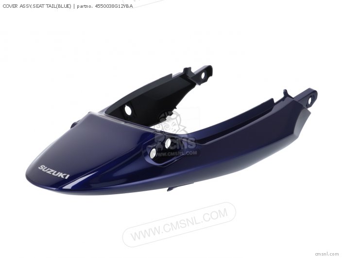 Suzuki COVER ASSY,SEAT TAIL(BLUE) 4550038G12YBA