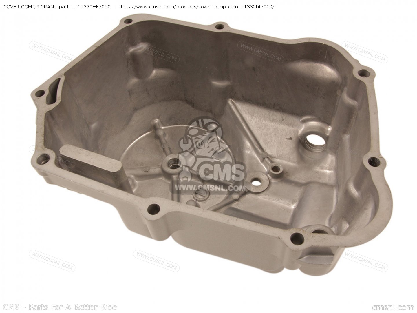 Cover Comp R 11330HF7010: COVER COMP,R CRAN Honda - buy the 11330-HF7-010 at CMSNL