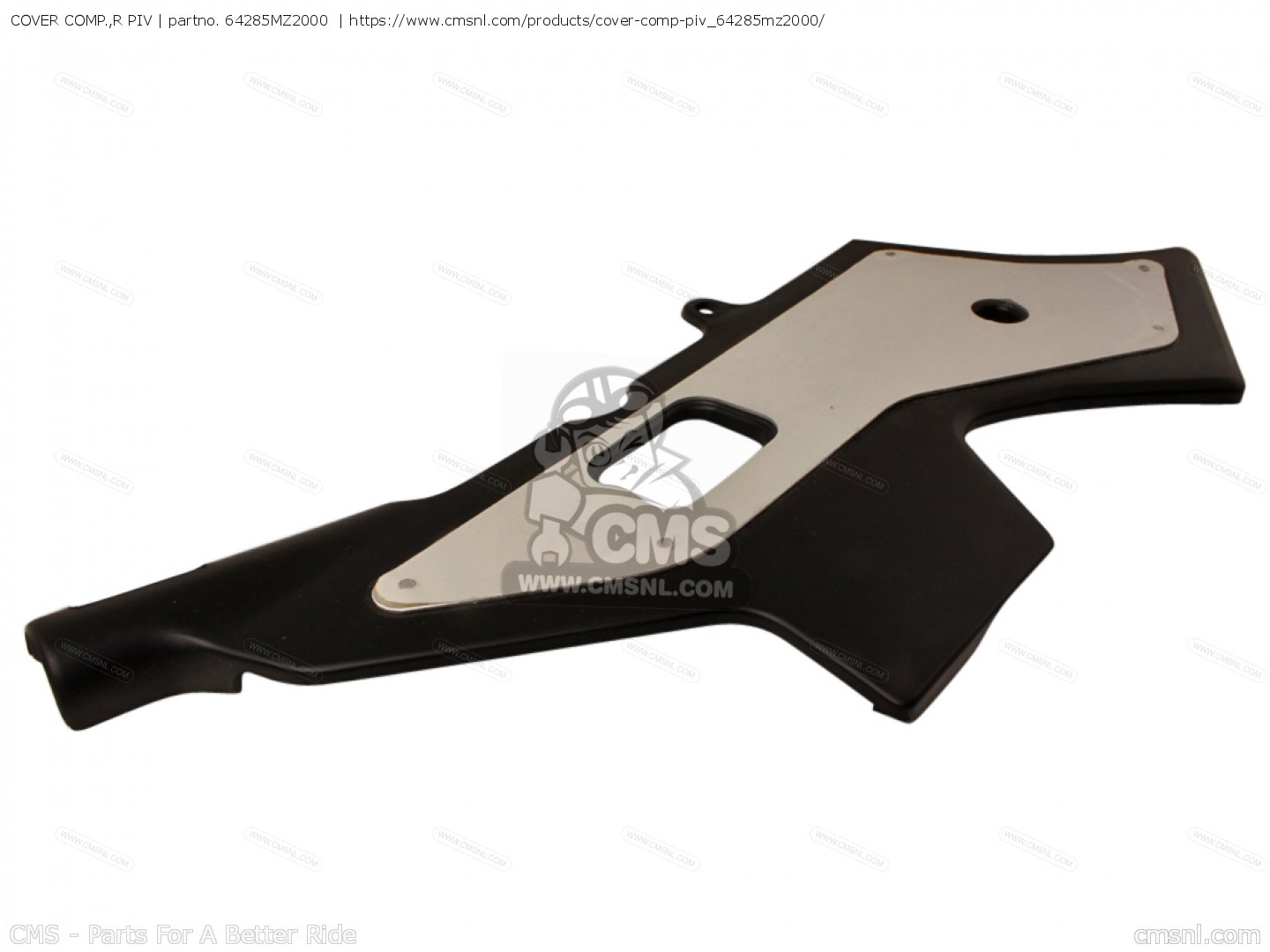 Cover Comp R 64285MZ2000: COVER COMP.,R PIV Honda - buy the 64285-MZ2-000 at CMSNL