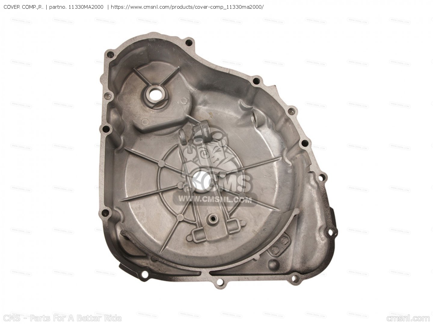 Cover Comp R 11330MA2000: COVER COMP.,R. Honda - buy the 11330-MA2-000 at CMSNL